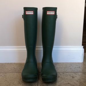 Army Green Hunter Rain Boots